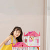 Enchanted Princess Castle DIY Dollhouse with LED Lights