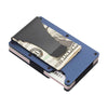 Slim RFID-Blocking Aluminum Wallet with Money Clip