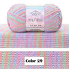 Combed Cotton Blend Gradient Yarn – 4-Ply, 50g Balls