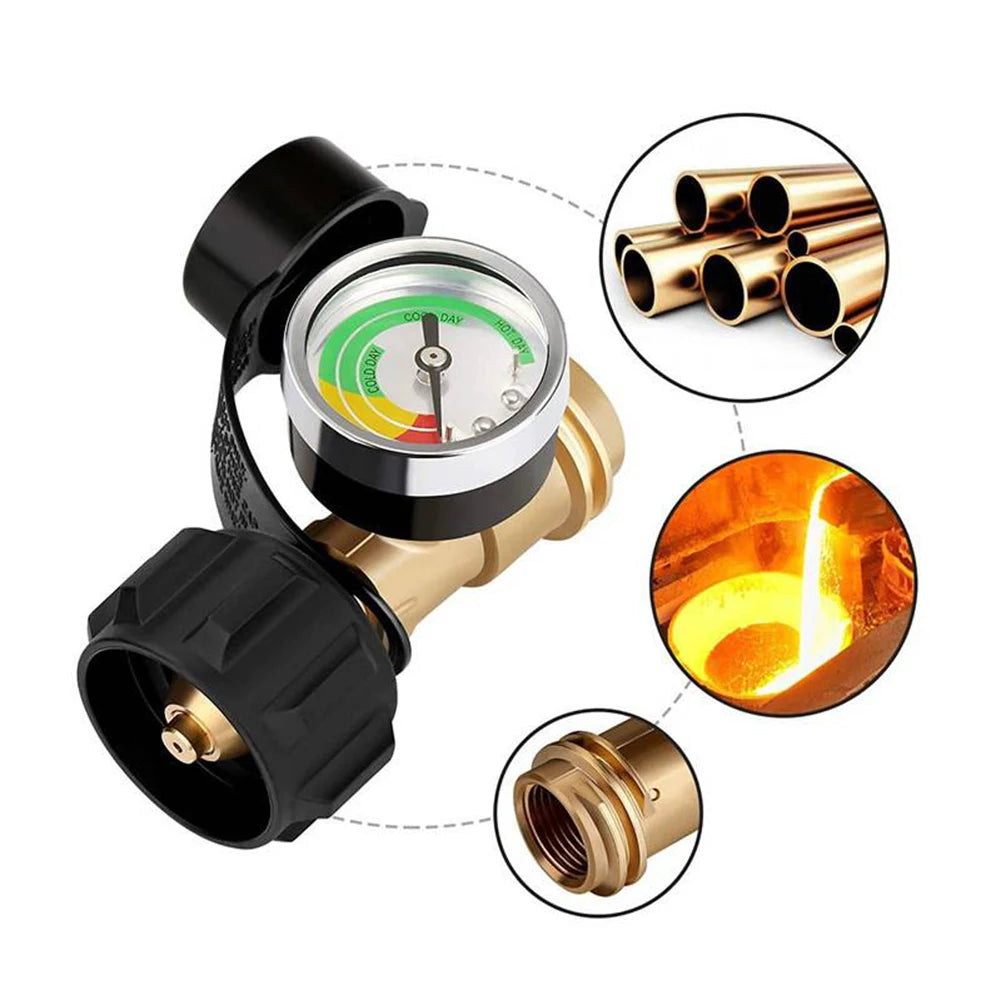 Propane Tank Gauge Level Indicator with QCC1/Type 1 Connection