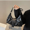 Y2K Retro Pleated Hobo Shoulder Bag