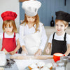 Kids' Chef Apron and Hat Set – Waterproof Cooking & Painting Smock for Boys and Girls