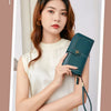 Vintage RFID-Blocking Large Capacity Wallet with Wrist Strap