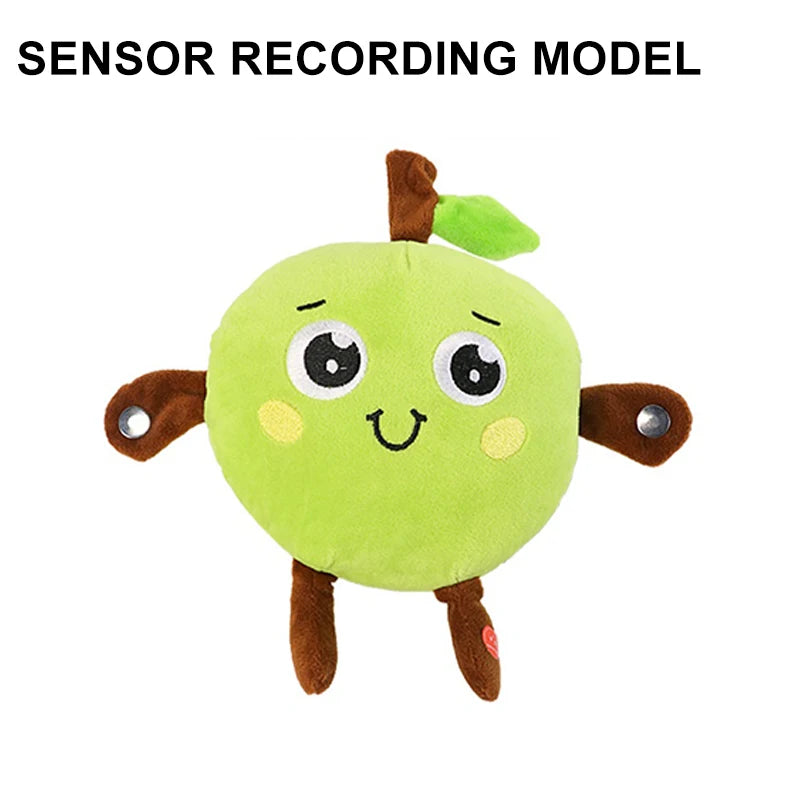 Musical Fruit Plush Toy with Beat Detection and Recording
