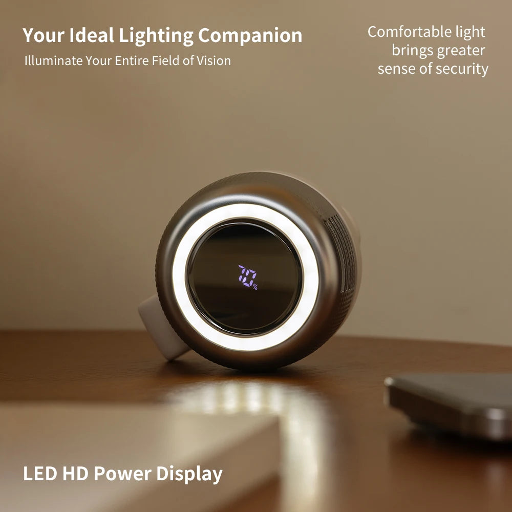 Portable Clip-On Fan with 2000mAh Battery