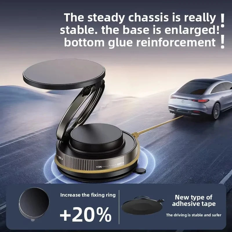 Magnetic Phone Holder with Suction Cup Stand