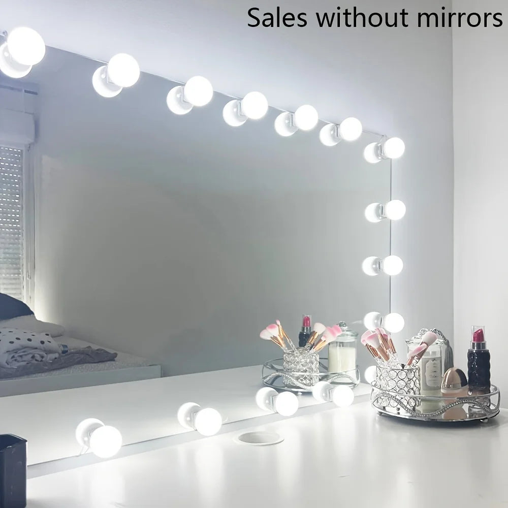 Dimmable LED Vanity Mirror Lights with USB Power