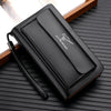 Men's Leather Clutch Wallet with Phone Pocket