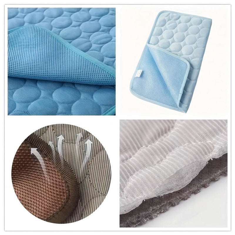 Cooling Ice Silk Dog Bed Mat