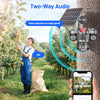 Solar-Powered Triple-Lens PTZ Security Camera