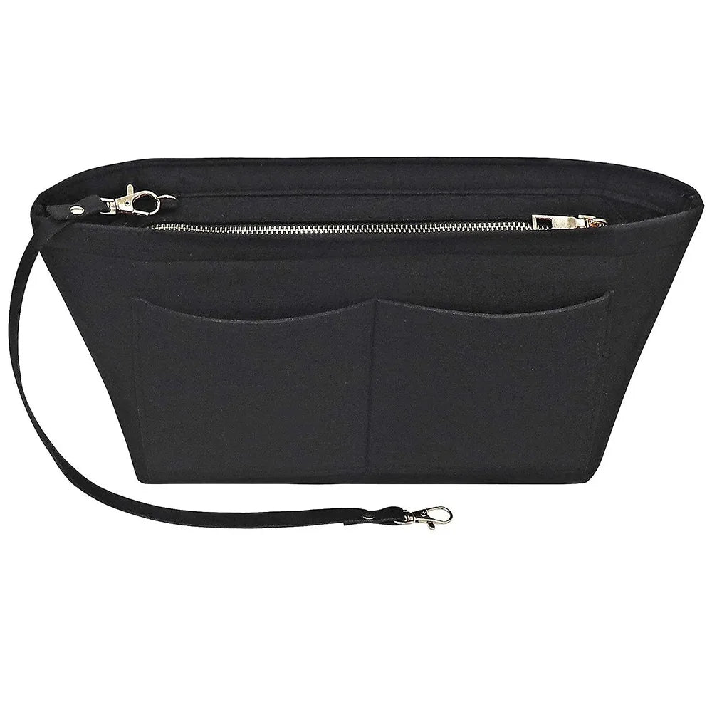 Felt Handbag Organizer with Detachable Key Chain