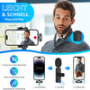 Drahtloses Lavaliermikrofon für mobile Aufnahmen