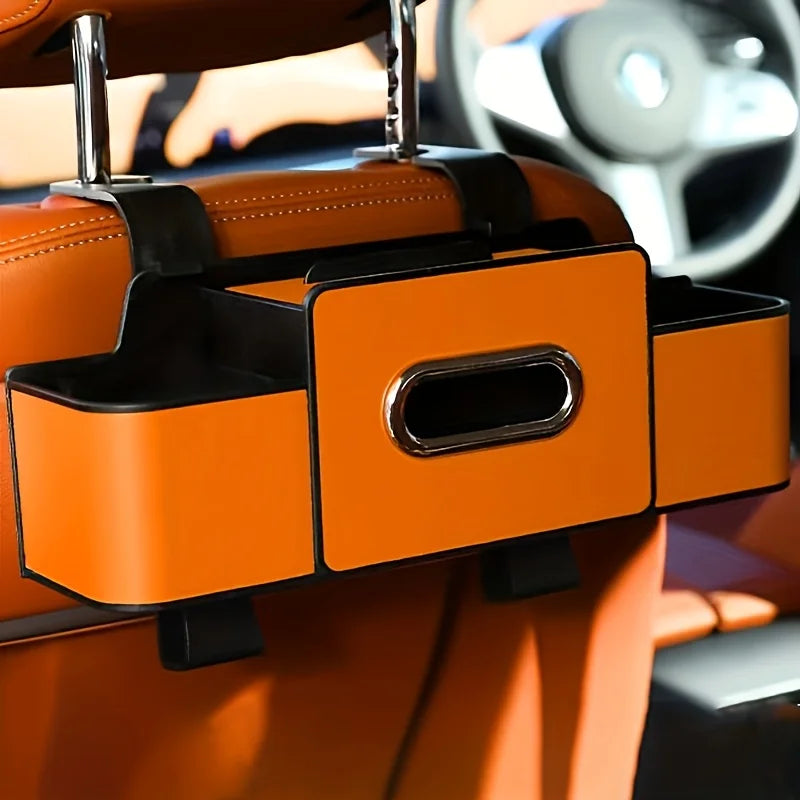 Car Seat Back Organizer with Storage Box