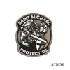 Saint Michael Embroidered Tactical Patch with Hook & Loop Backing