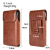 Genuine Leather Belt Clip Phone Holster for Men