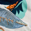 Waterproof Stretch Outdoor Sofa Cover with Tropical Leaf Print