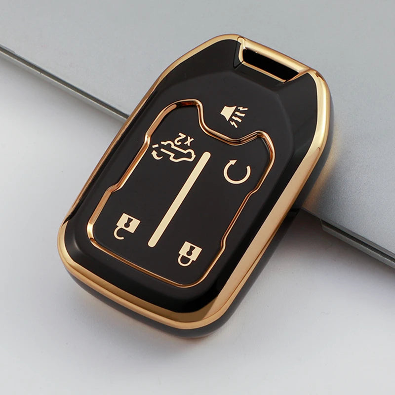 TPU Smart Key Fob Cover for GMC & Chevrolet Trucks and SUVs