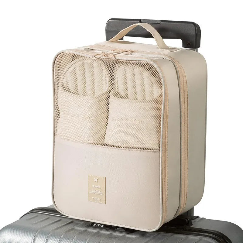 Waterproof Travel Shoe Storage Bag with Mesh Window