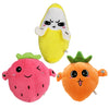 Interactive Musical Fruit Plush Toys with Touch-Activated Sounds