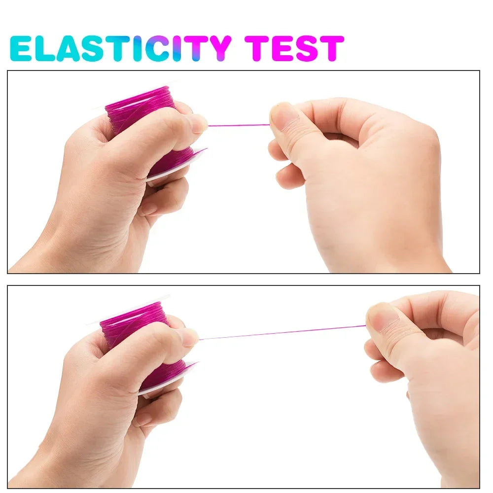 Elastic Crystal Beading Cord for Jewelry Making