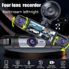 4-Channel 360° Dash Cam with Full Vehicle Coverage and Night Vision