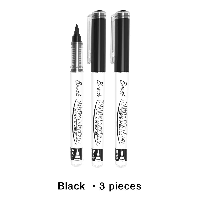 White Acrylic Paint Marker Pens