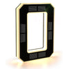 Modern Solar-Powered LED House Number Sign