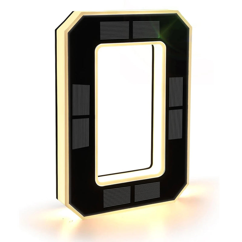 Modern Solar-Powered LED House Number Sign
