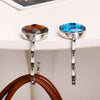 Foldable Crystal Acrylic Hook with Anti-Slip Pad