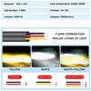 Dual Color LED Spotlight with High/Low Beam for Motorcycles and Vehicles
