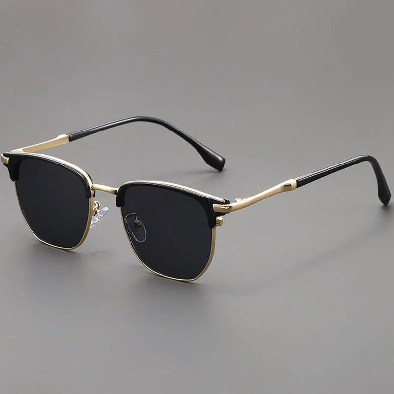 Vintage Square Metal Frame Sunglasses