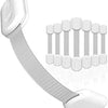 A white adjustable baby safety lock featuring multiple sized plastic locks for cabinets and drawers.