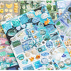 Y2K Aesthetic Sticker Book - 30 Sheets of Kawaii Japanese Stationery Decals
