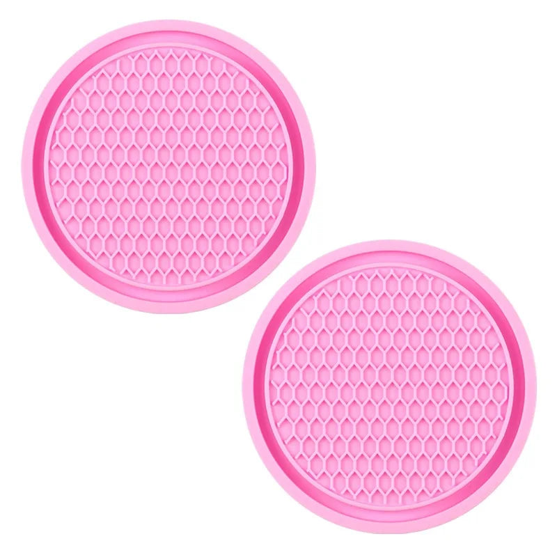 Rhinestone Crystal Car Cup Holder Coasters (Set of 2)