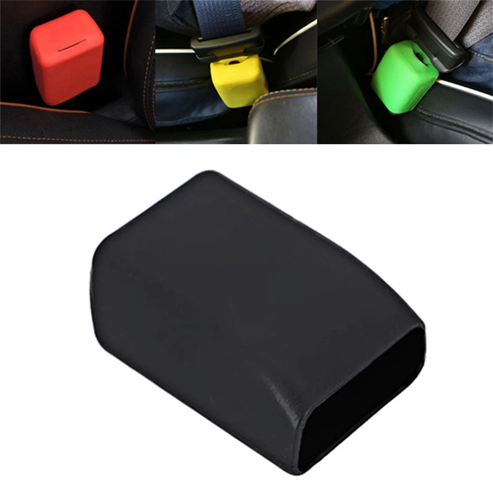 Silicone Seat Belt Buckle Cover – Anti-Scratch Car Interior Protector