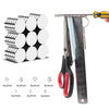 A set of strong round magnets in various sizes, including 6x2mm to 8x3mm, shown next to a pair of scissors and a ruler.