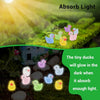 Glow-in-the-Dark Mini Duck Figurines for Garden & Décor