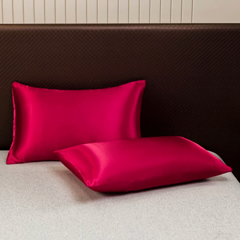 Luxury Satin Bedding Set with Fitted Sheet and Pillowcases