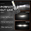 Ultra-Bright 500W LED Headlight Bulbs with Canbus Error-Free Technology
