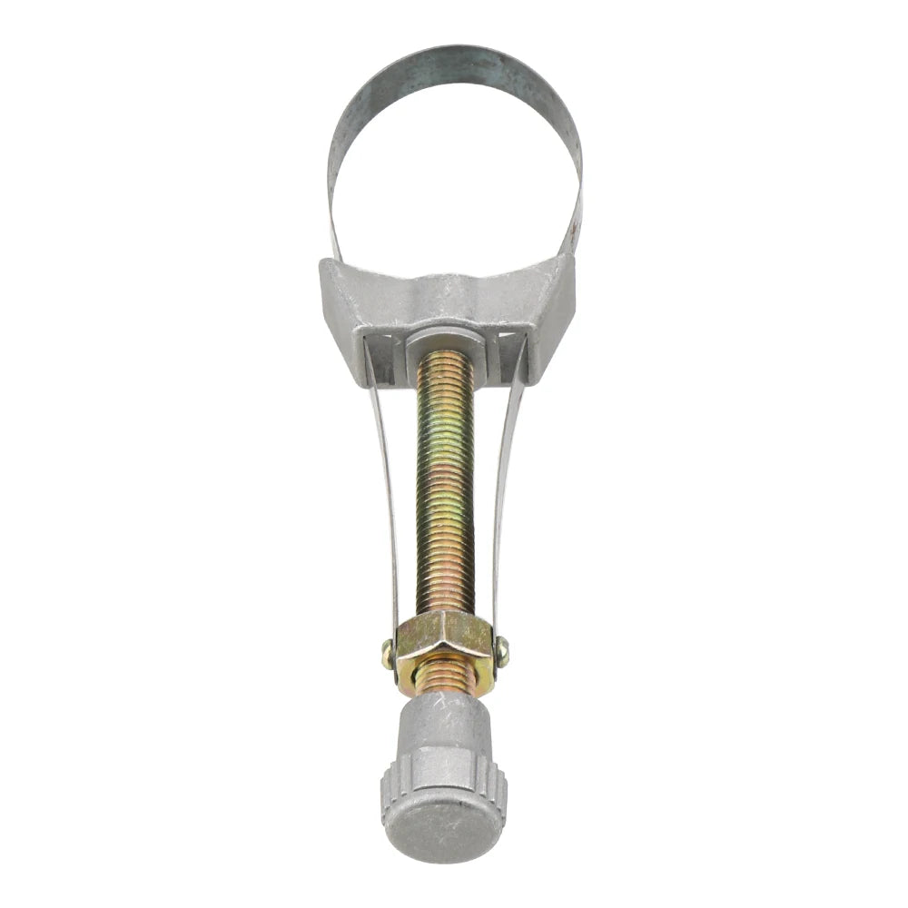 Adjustable Steel Strap Wrench for Oil Filter Removal (60-120mm)