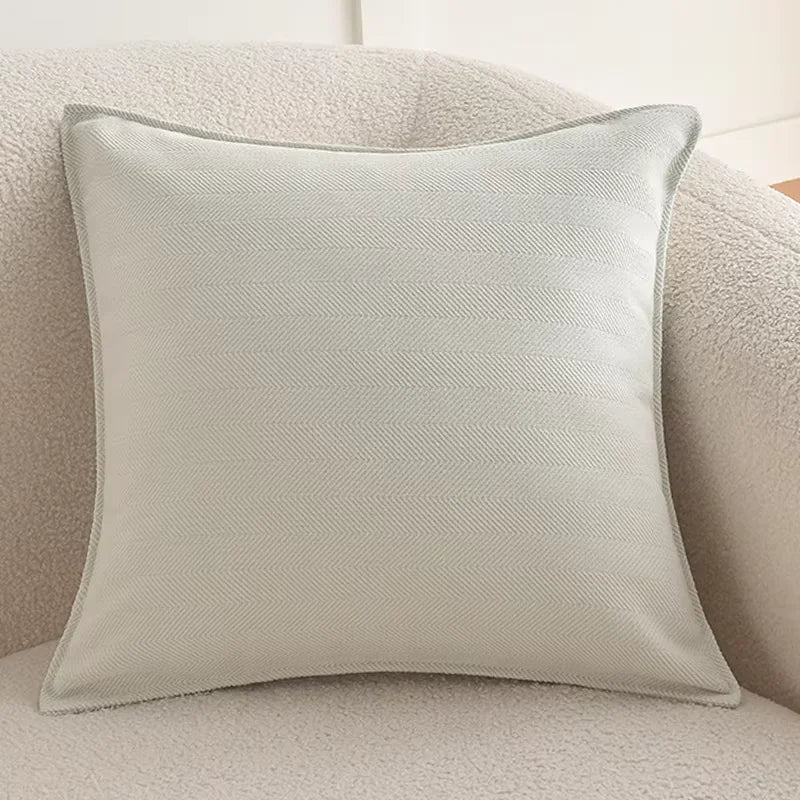 Luxury Chenille Throw Pillow Covers – Soft Square Cushion Cases for Sofa, Bed, and Living Room