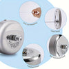 Close-up view of a retractable stainless steel clothesline with polished finish and smooth pull-out mechanism.