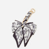 Elegant Bow Chain Bag Strap with Hanging Charm