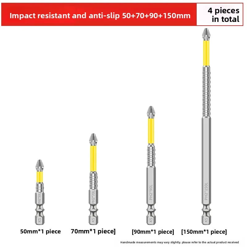 High-Torque Magnetic Screwdriver Set with Non-Slip Grip