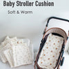 Plush Baby Stroller Seat Cushion - Soft Comfort Pad for Car Seats & Strollers