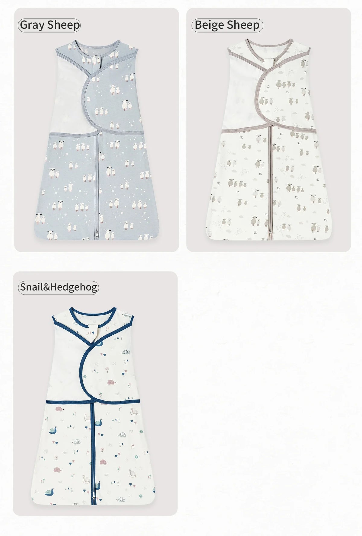 Lightweight Cotton Baby Sleeping Bag for Newborns