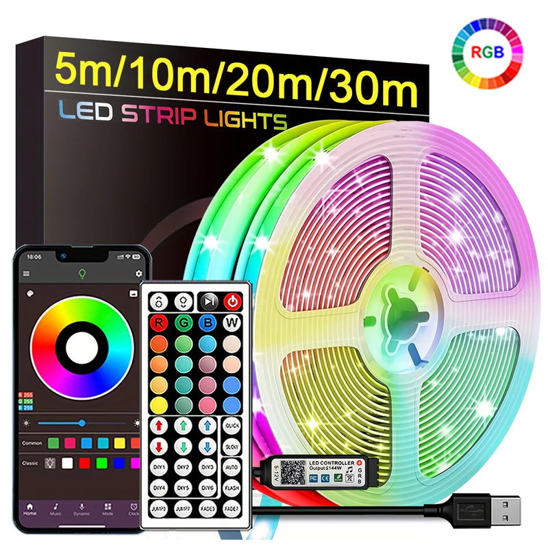 USB RGB LED Light Strip with App Control