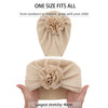 Baby Cotton Turban Hat with Blossom Knot