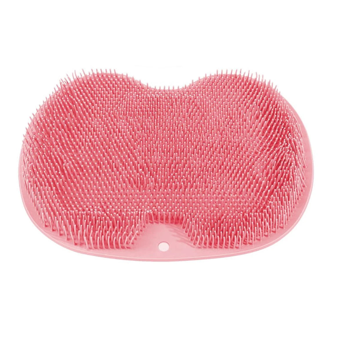 Wall-Mounted Shower Scrubber with Suction Cups for Feet and Back