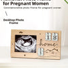 Wooden Pregnancy Countdown Picture Frame with Ultrasound Slot